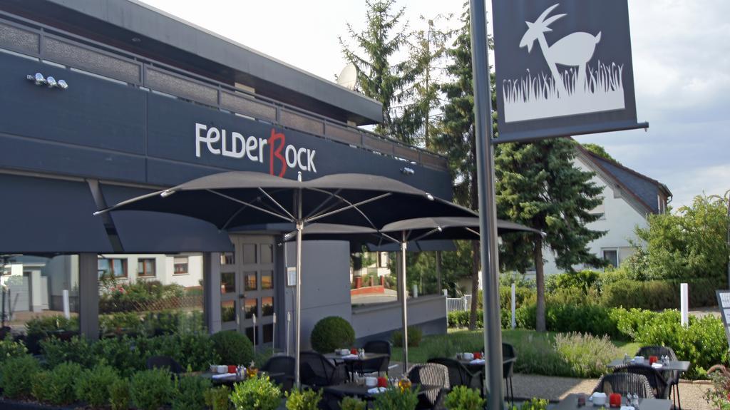 Hotel Restaurant Felderbock Nußloch Buitenkant foto